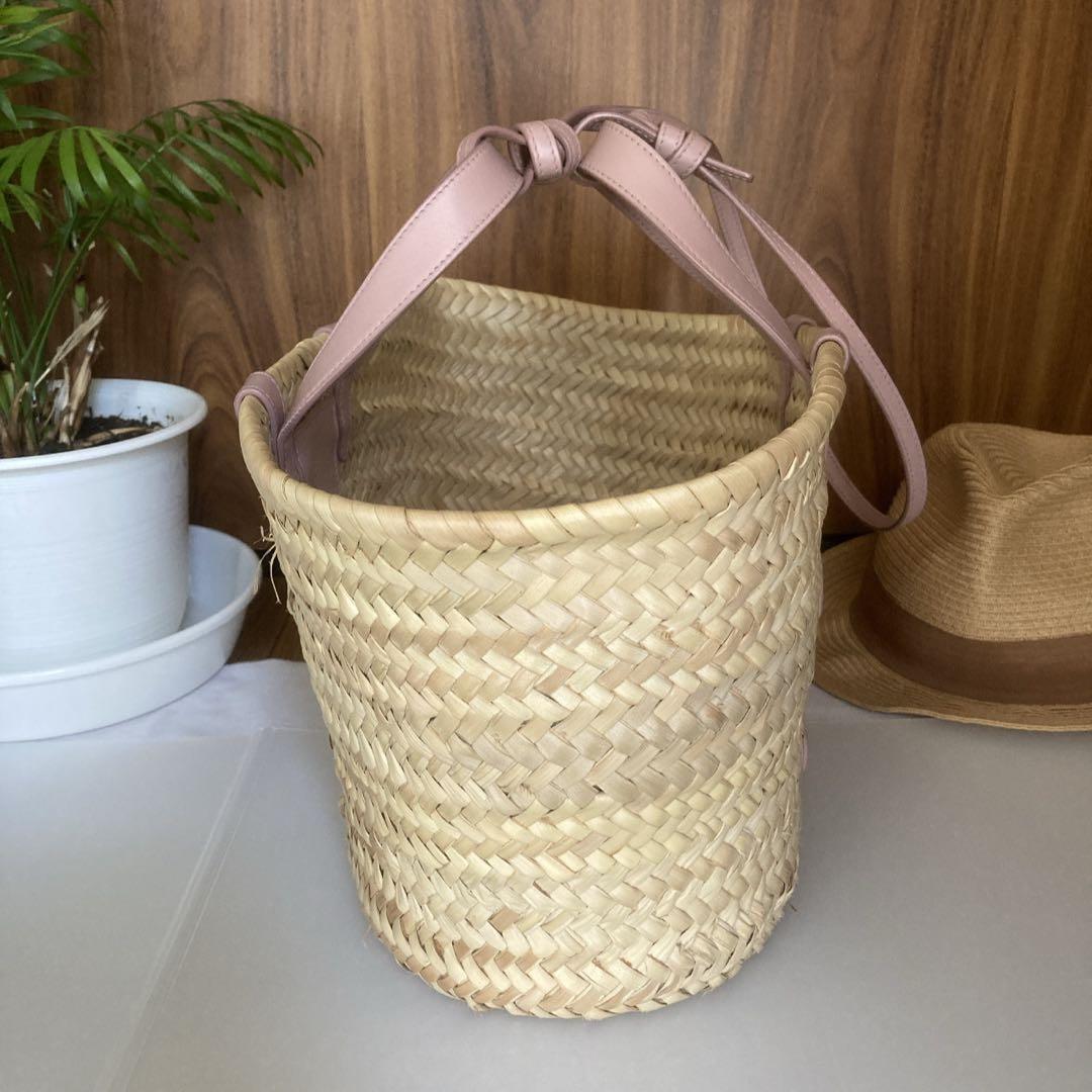 セリーヌ トリオンフ パニエ かごバッグ ヴィンテージピンク