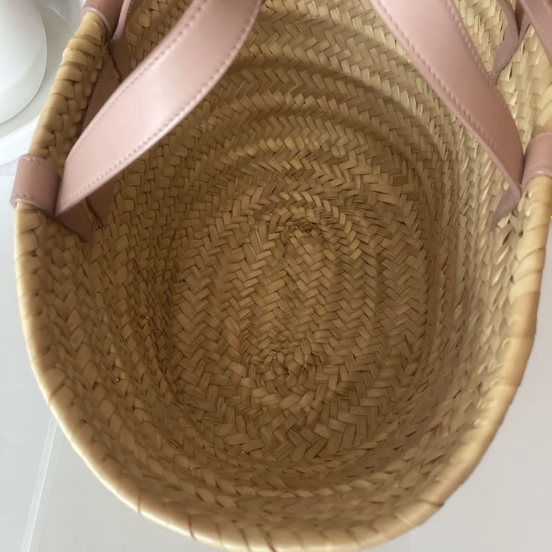 セリーヌ トリオンフ パニエ かごバッグ ヴィンテージピンク