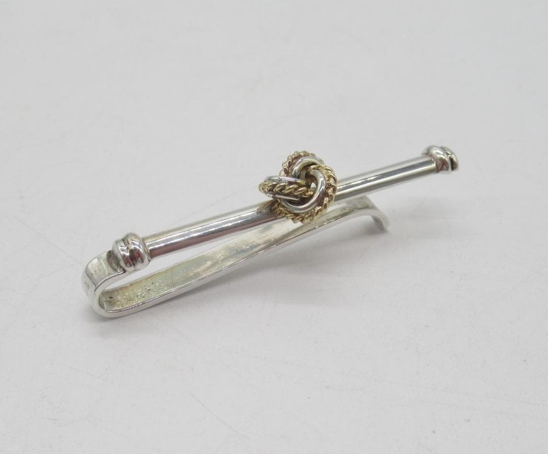 ティファニー　タイピン SV925 / 750 刻印有　中古品