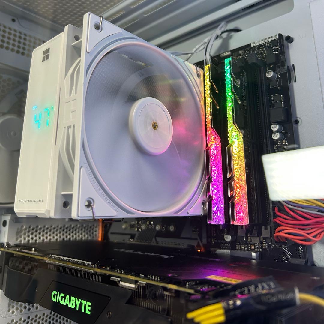 白ゲーミングPC RTX2070 (RTX3060以上) Ryzen 7 1TB