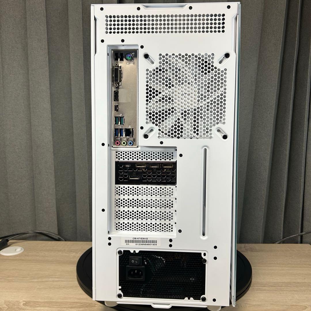 白ゲーミングPC RTX2070 (RTX3060以上) Ryzen 7 1TB