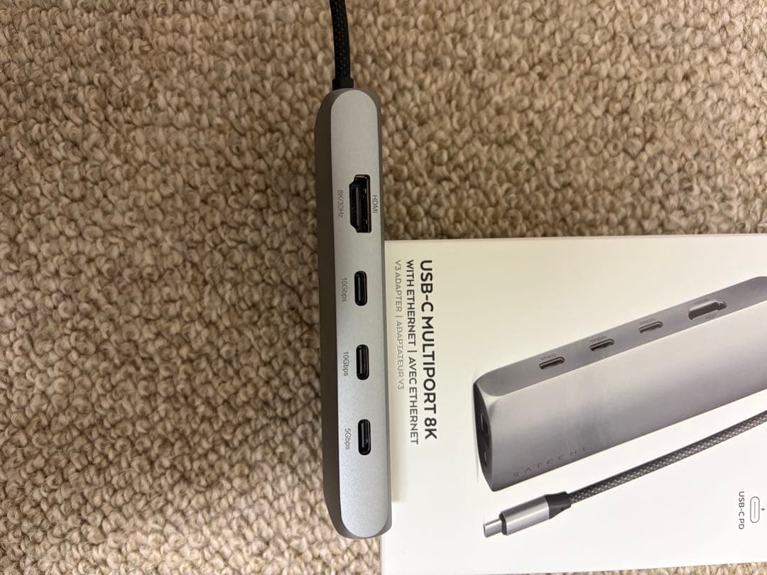 分配器・切替器 SATECHI V3 USB-C MULTIPORT 8K