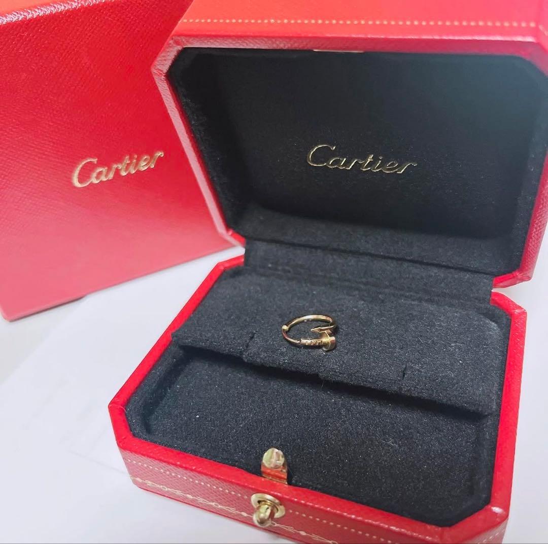 カルティエ　ジュストアンクル　シングルピアス　cartier