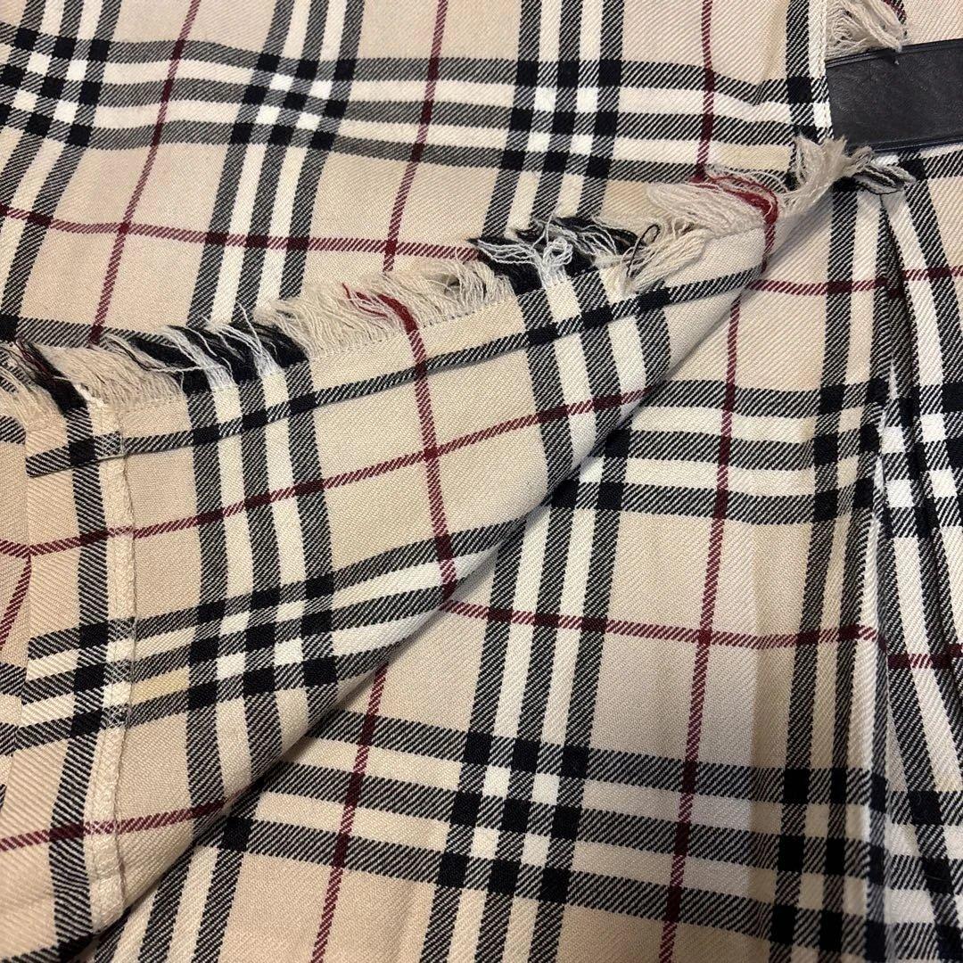 バーバリーブルーレーベル　ミニスカート　ノバチェック　巻きスカート　S