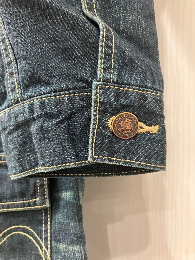 glamb インディゴブルー デニム　オールインワン新品タグ付き　サイズ2