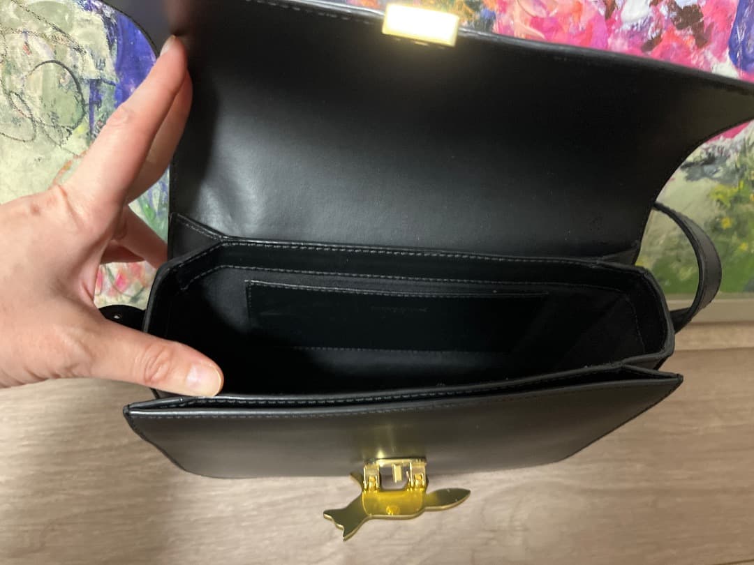 今期メゾンキツネ　EdieレザーショルダーLサイズ