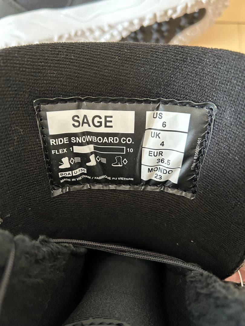 あると☆さん専用 RIDE SAGE スノーボードブーツ ブラック