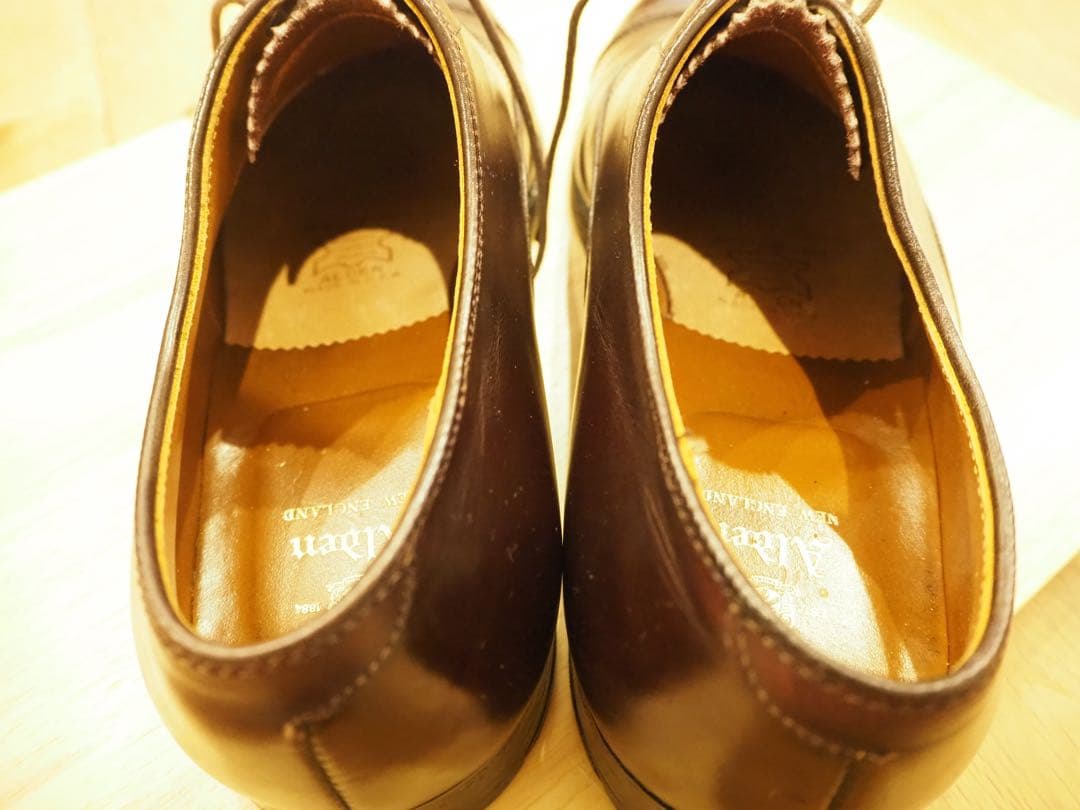 D*O様 【美品】Alden 905 9D バーガンディー ストレートチップ キ