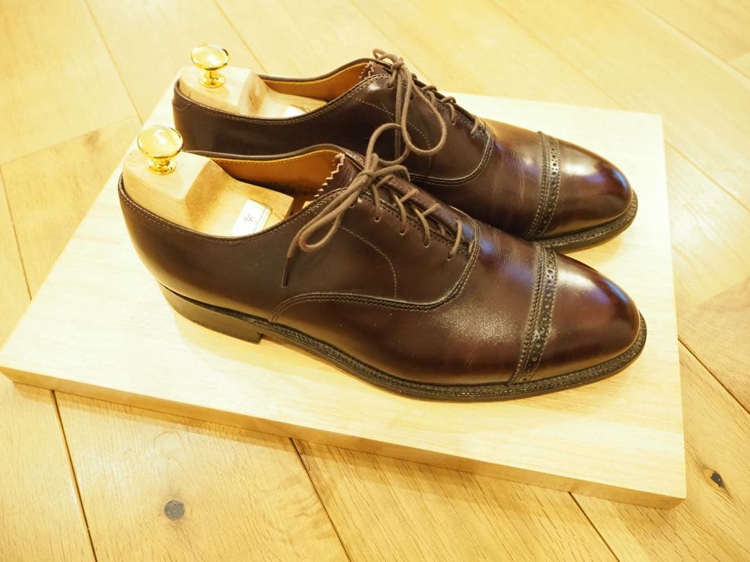 D*O様 【美品】Alden 905 9D バーガンディー ストレートチップ キ