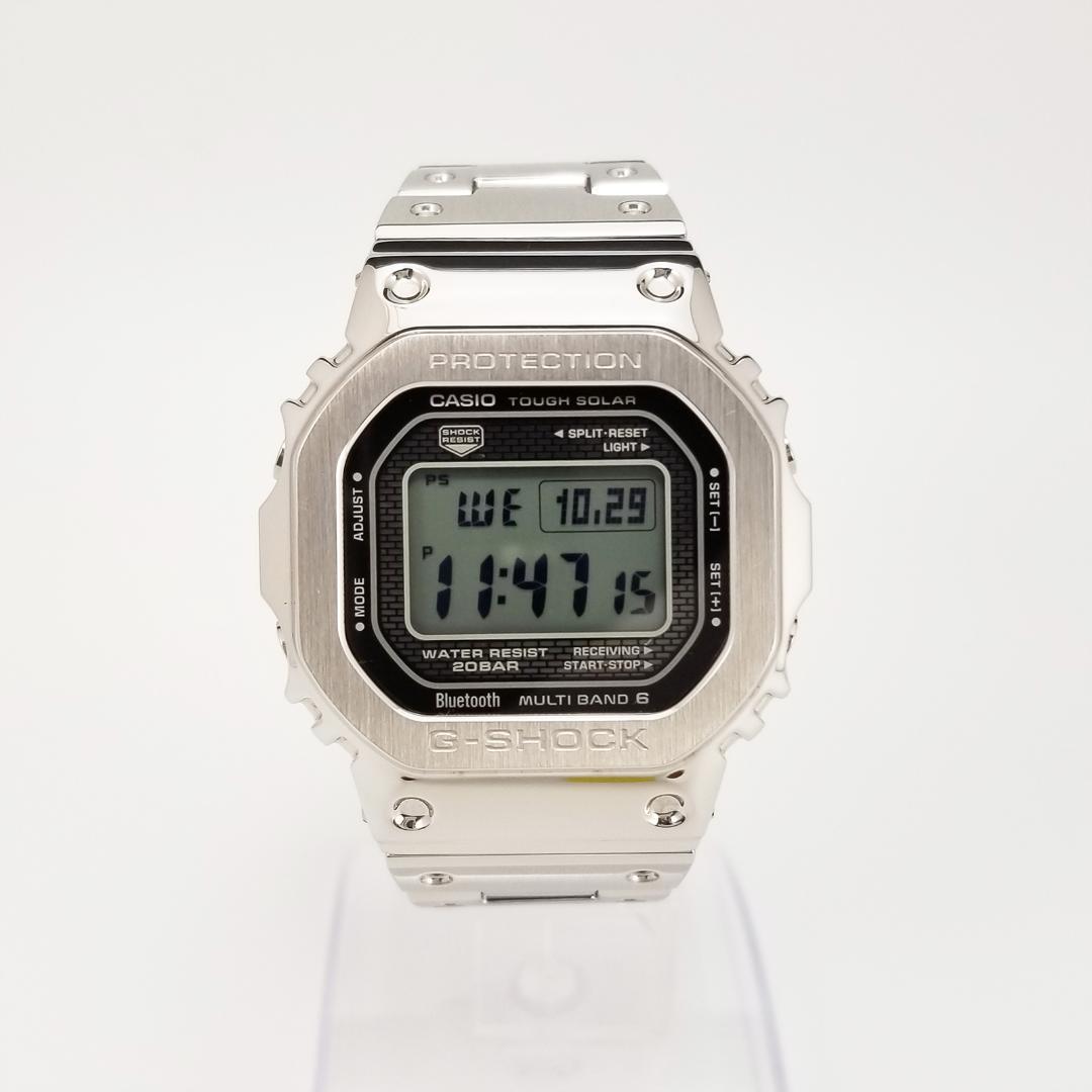 美品 カシオ G-SHOCK フルメタル ソーラー GMW-B5000D-1JF