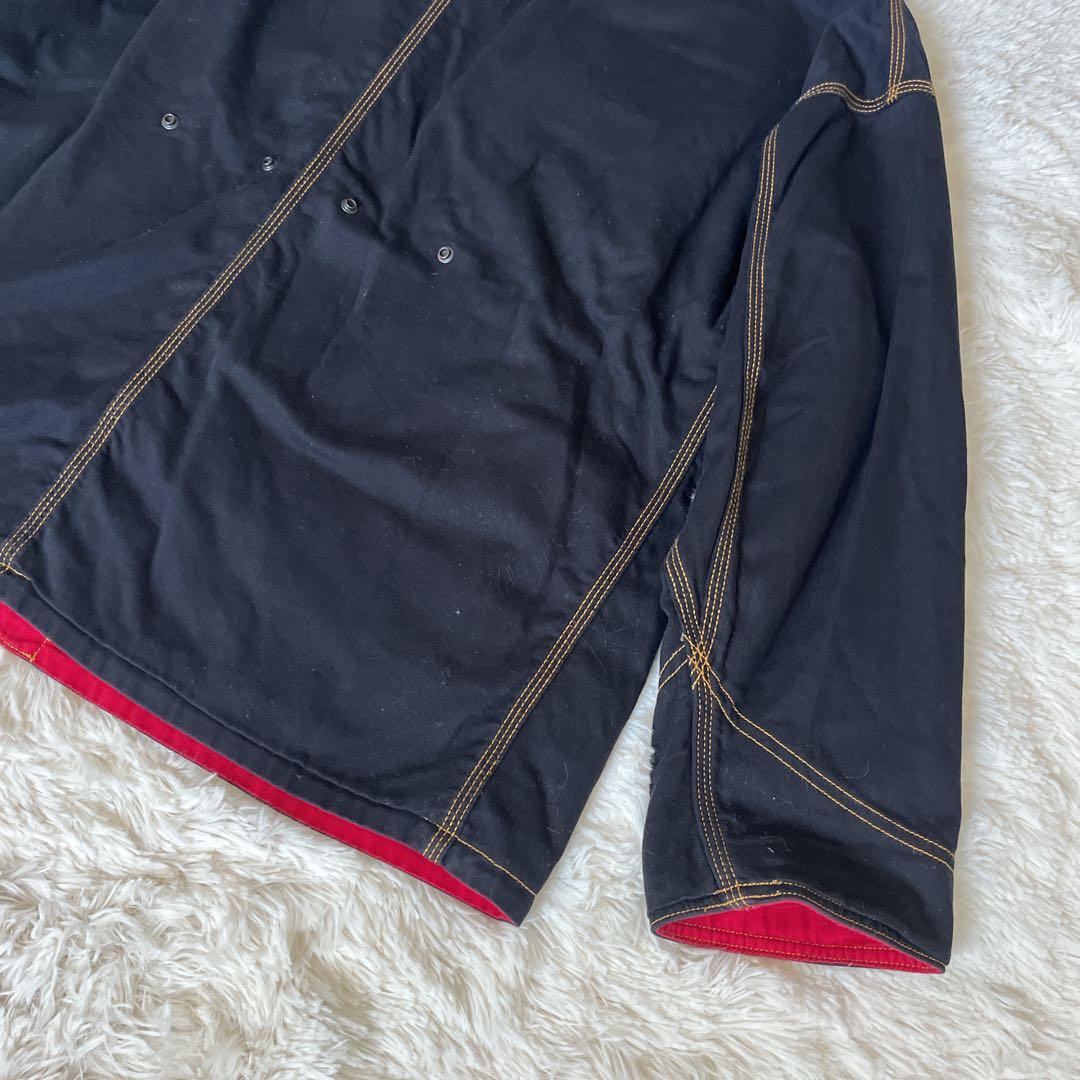 ChahChah×TENBOX×Lee/リバーシブルカバーオール/赤黒 10匣