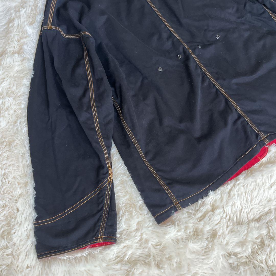 ChahChah×TENBOX×Lee/リバーシブルカバーオール/赤黒 10匣