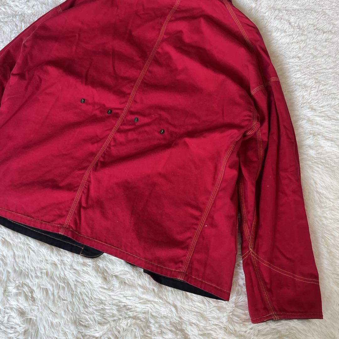 ChahChah×TENBOX×Lee/リバーシブルカバーオール/赤黒 10匣