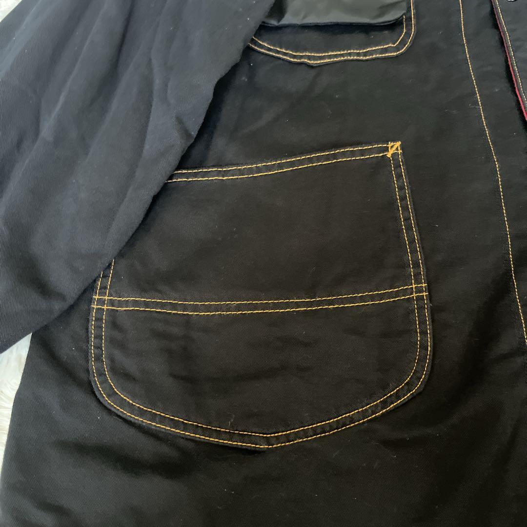 ChahChah×TENBOX×Lee/リバーシブルカバーオール/赤黒 10匣