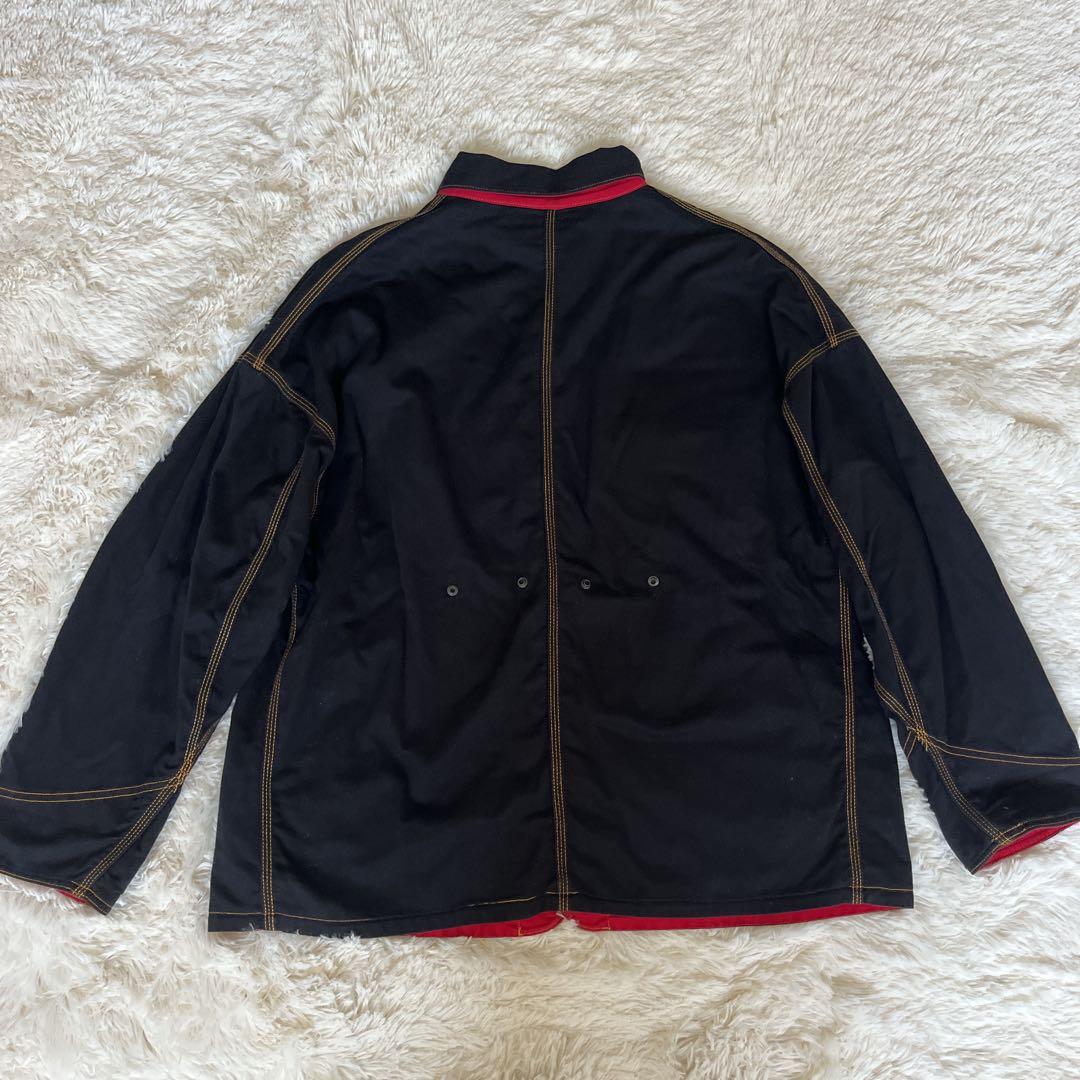 ChahChah×TENBOX×Lee/リバーシブルカバーオール/赤黒 10匣