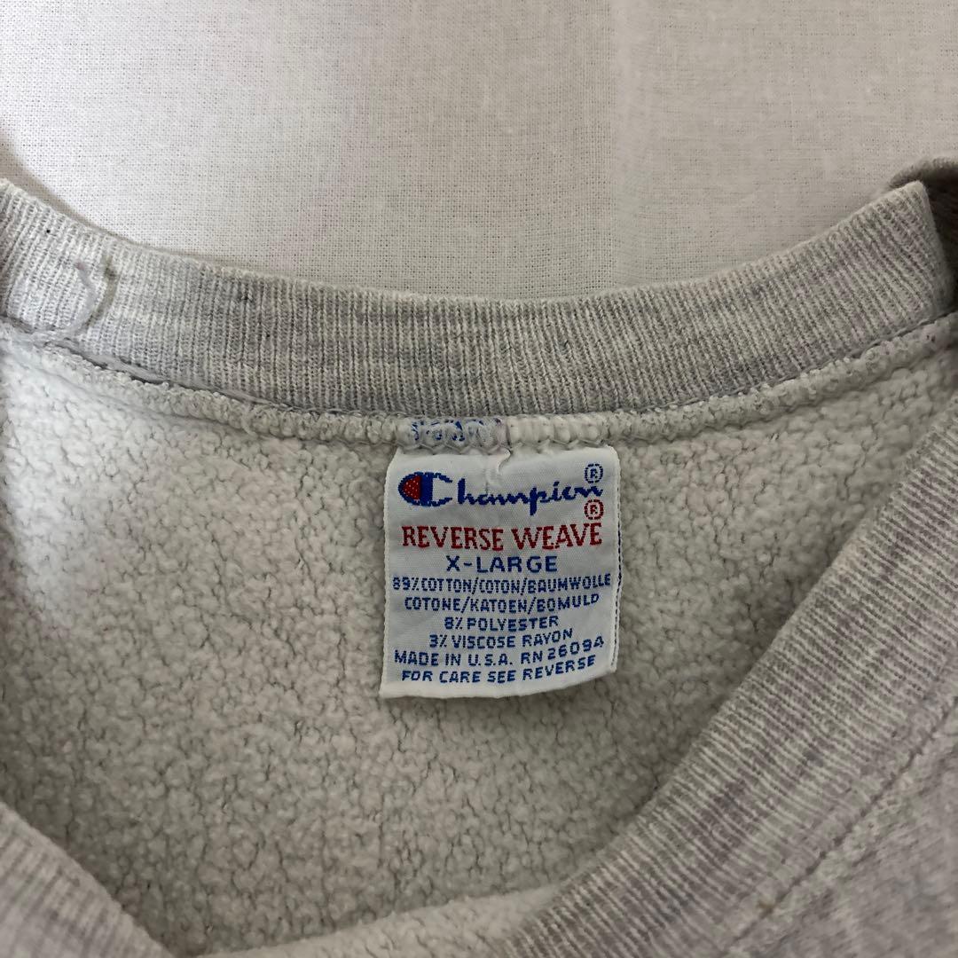 C*N様 90s Champion REVERSE WEAVEグレー スウェット