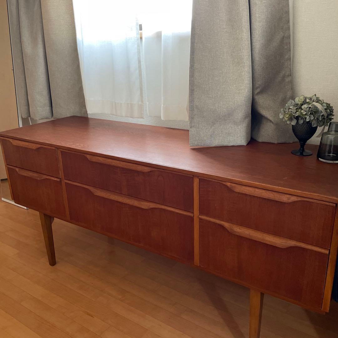 北欧ヴィンテージ　2段チェスト家具