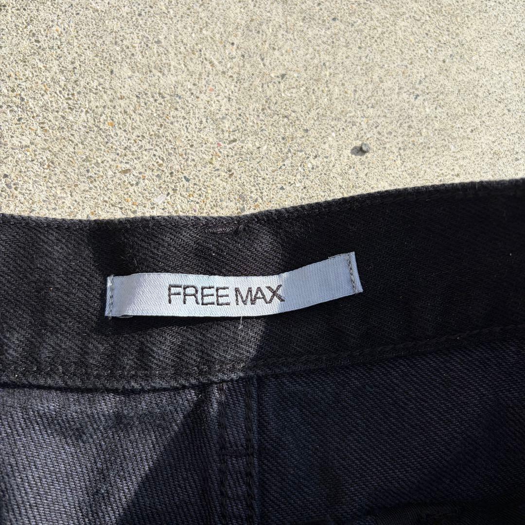 【希少✨】FREE MAX Hyoma ダブルニー ジーンズ バギーデニム