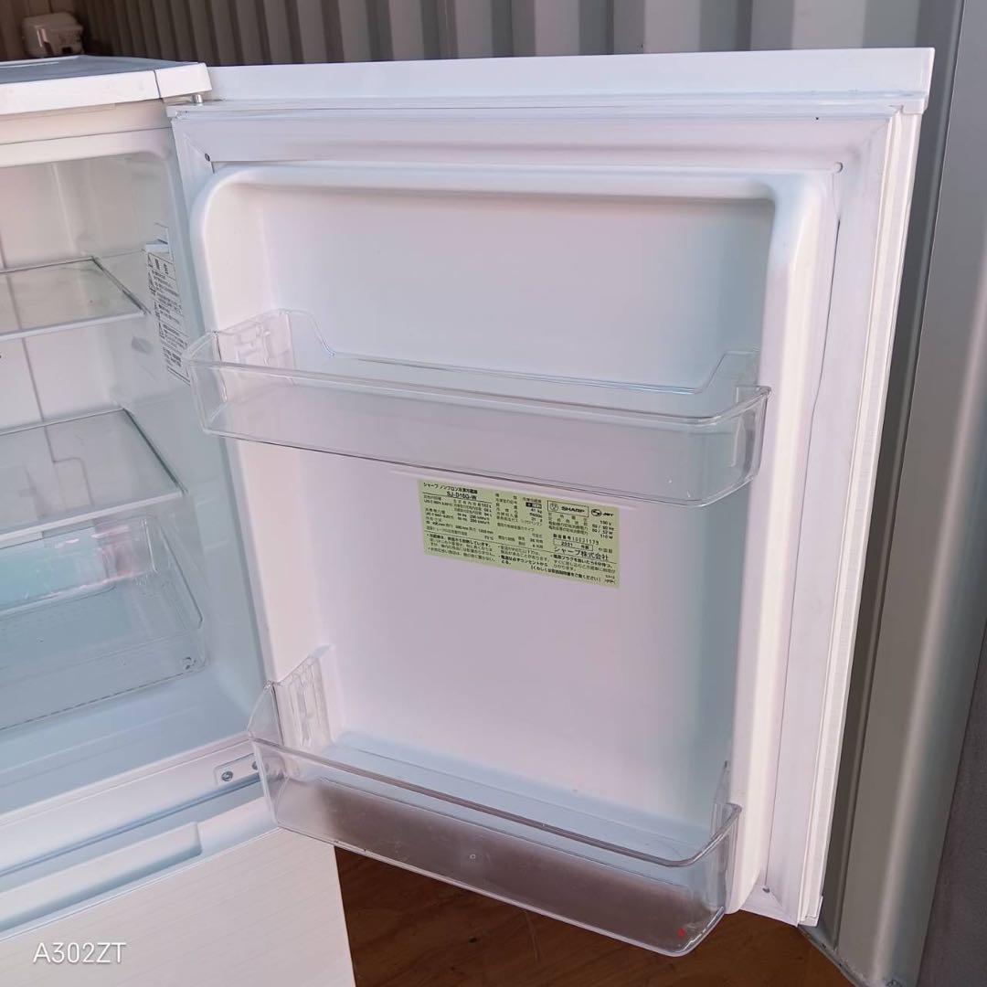 A70★2021年製★シャープ　冷蔵庫　右.左開き　ホワイト　一人暮らし　洗濯機