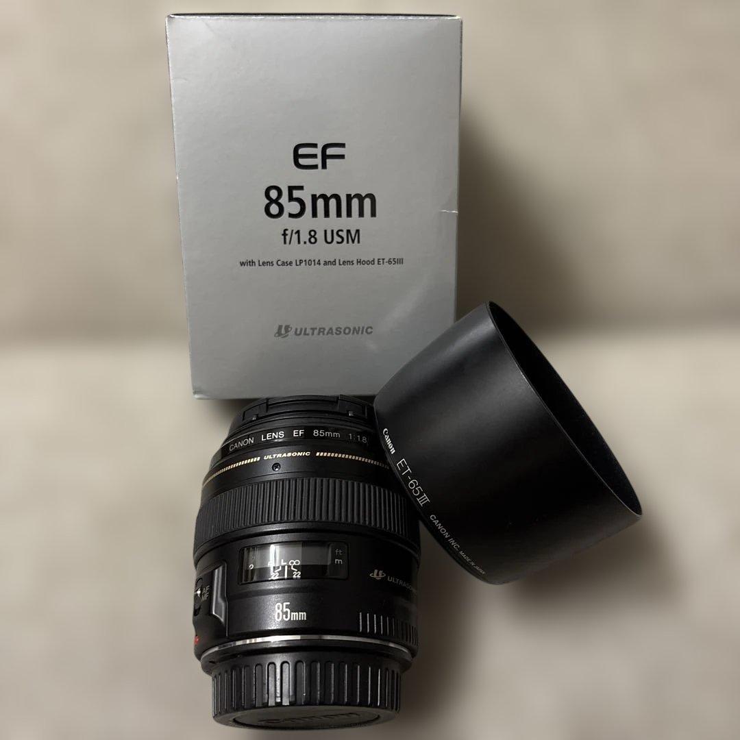 Canon EF 85mm f/1.8 USM レンズ