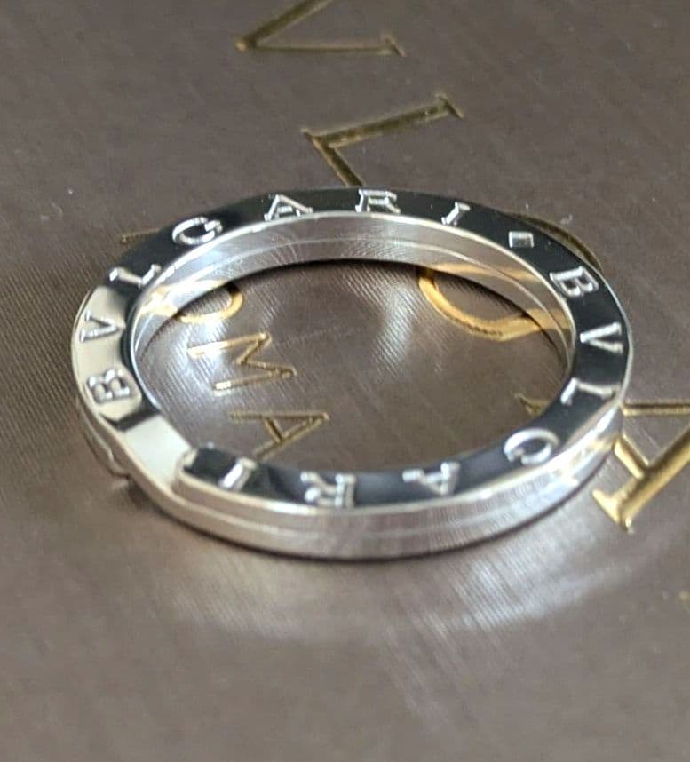 最終お値下げ【極美品】ブルガリ キーリング シルバー正規品 ネックレス ケース付