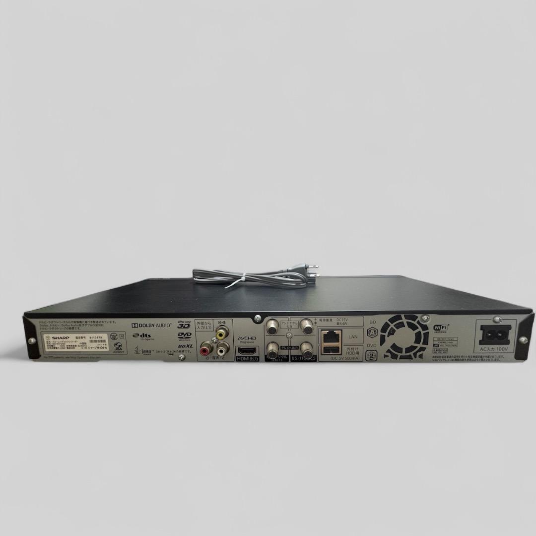 SHARP BD-NT1200（1TB／3番組同時録画） ブルーレイレコーダー