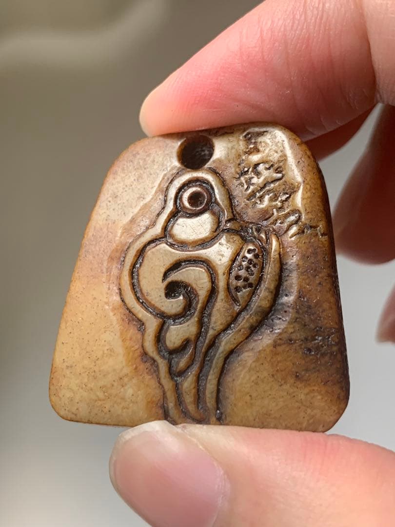 呪物　カパラ　チベット　カパーラ　頭蓋骨　数珠　根付　クマントーン　プラクルアン