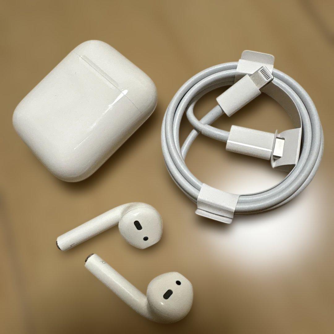 【Apple純正品】 AirPods2 ワイヤレスイヤホン エアポッズ