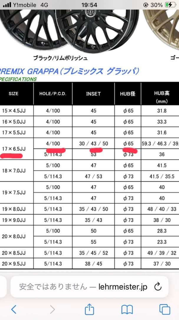 レアマイスター プレミックスグラッパ！ 17インチ ブラック【zizi】