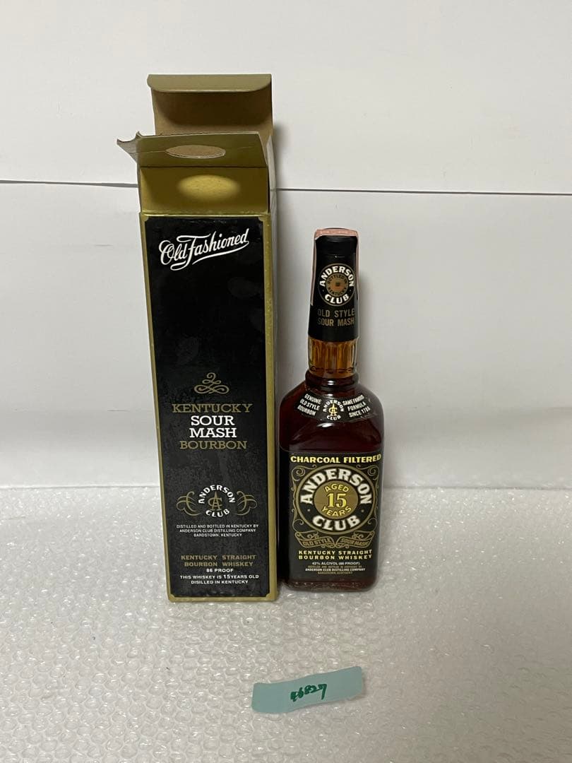 【未開封】ウイスキー　アンダーソンクラブ15年　バーボン　古酒