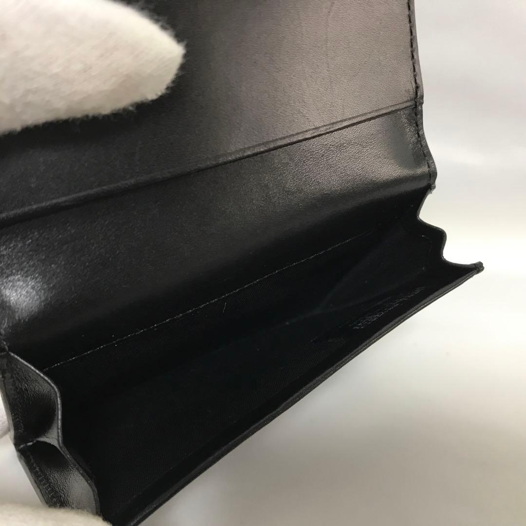 Paul Smith シグネチャーストライプ ティッピング 名刺入れ ブラック