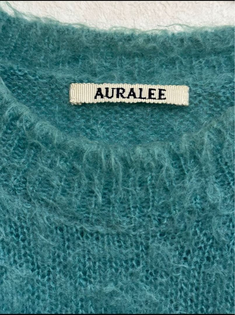 【AURALEE】BRUSHED SUPER KID MOHAIR KNIT