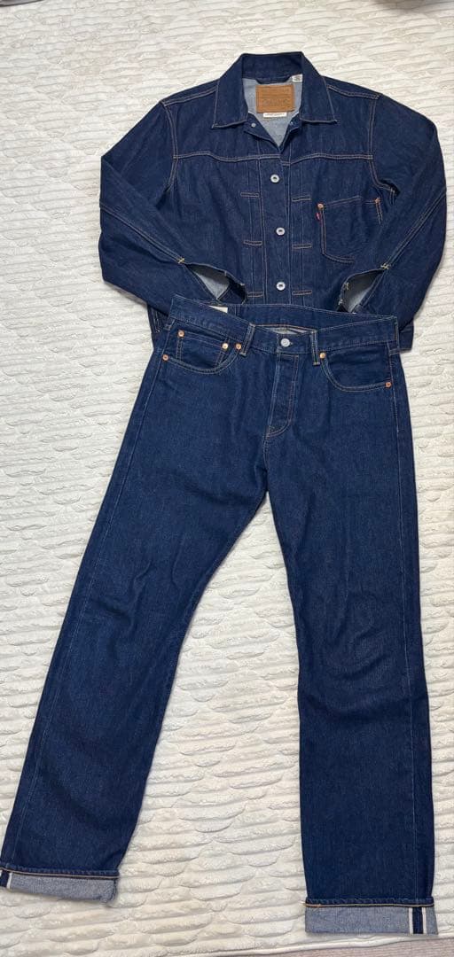 【極美品】リーバイス別注 デニムセットアップ 1stモデル