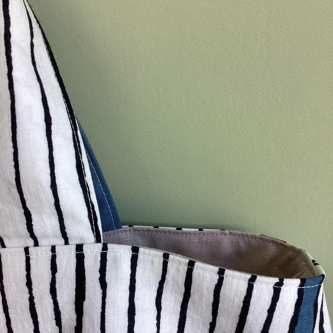 ぷれーんぴざミナペルホネンswing blueトートバッグ ハンドメイド