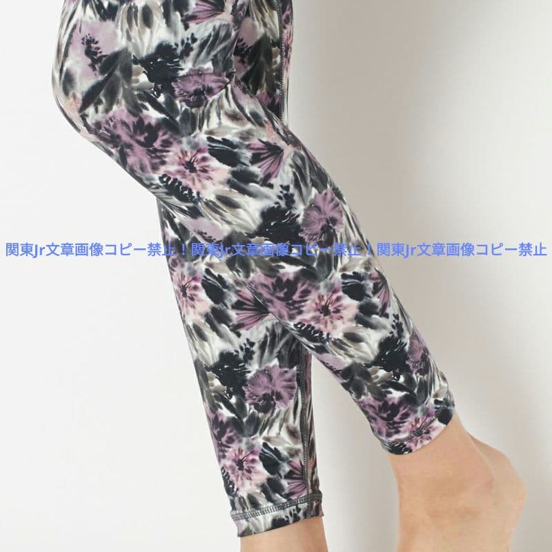 L suria ヨガパンツ DPK レギンス スポーツタイツ 総柄 フラワー