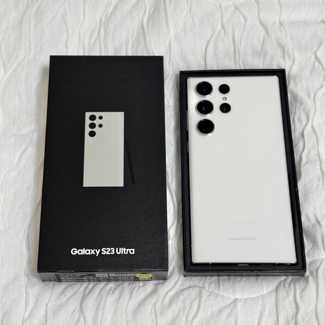 【美品】Galaxy S23 Ultra 256G SIMフリー クリーム