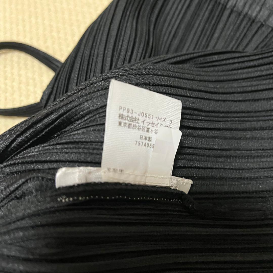 PLEATSPLEASE イッセイミヤケ カーディガン Wrap ブラック