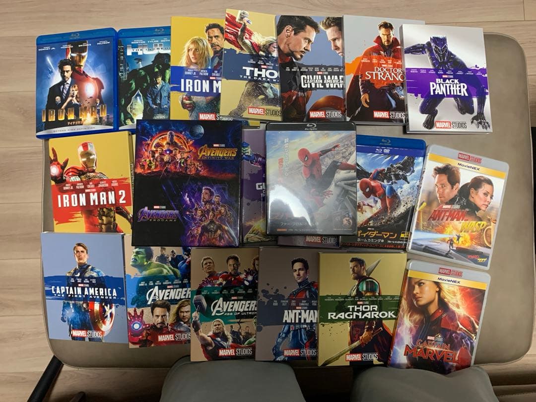 MCU フェーズ3 セット売り　23作品　DVD&Blu-rayセット