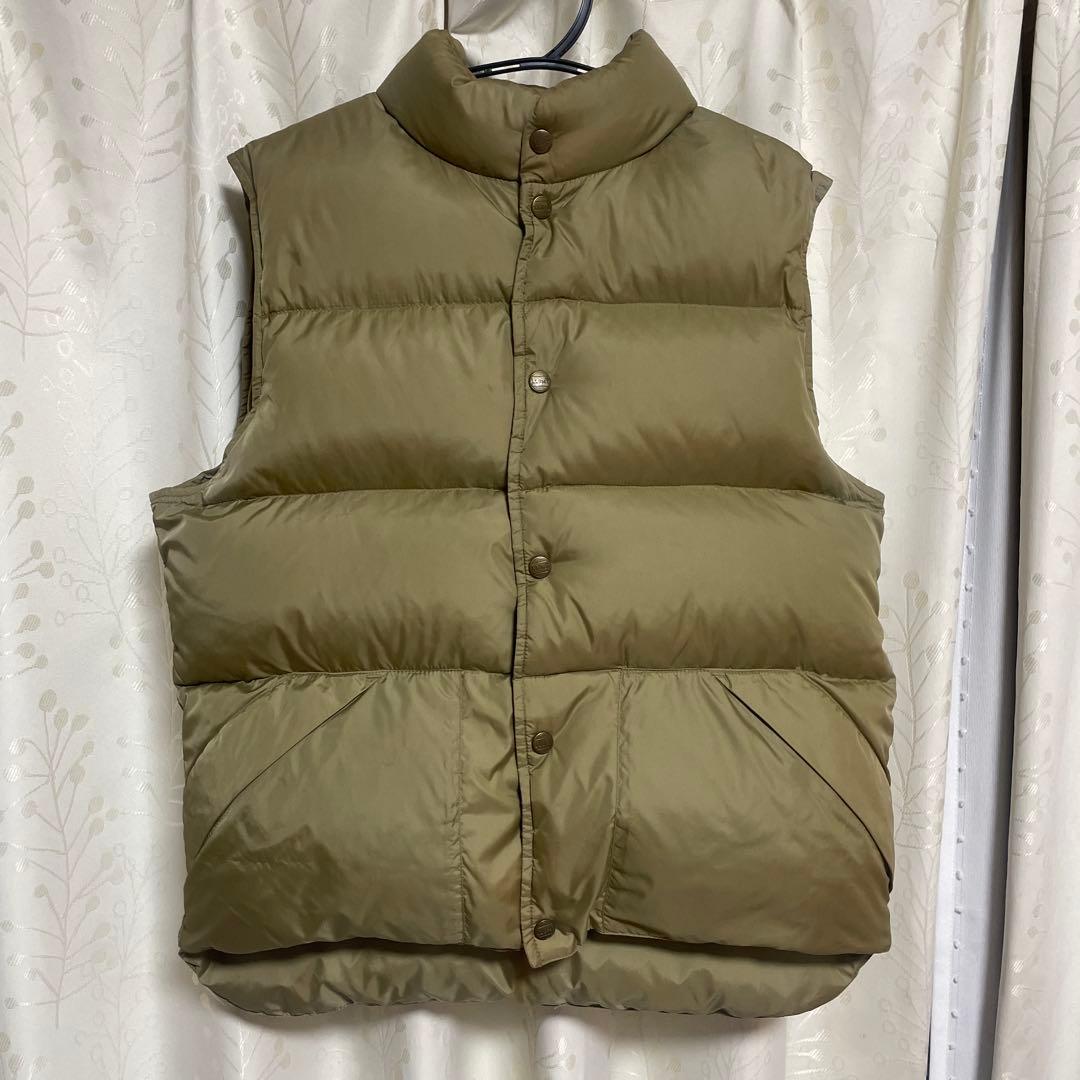 美品 90s L.L.Bean エルエルビーン ダウンベスト ベージュ S タン