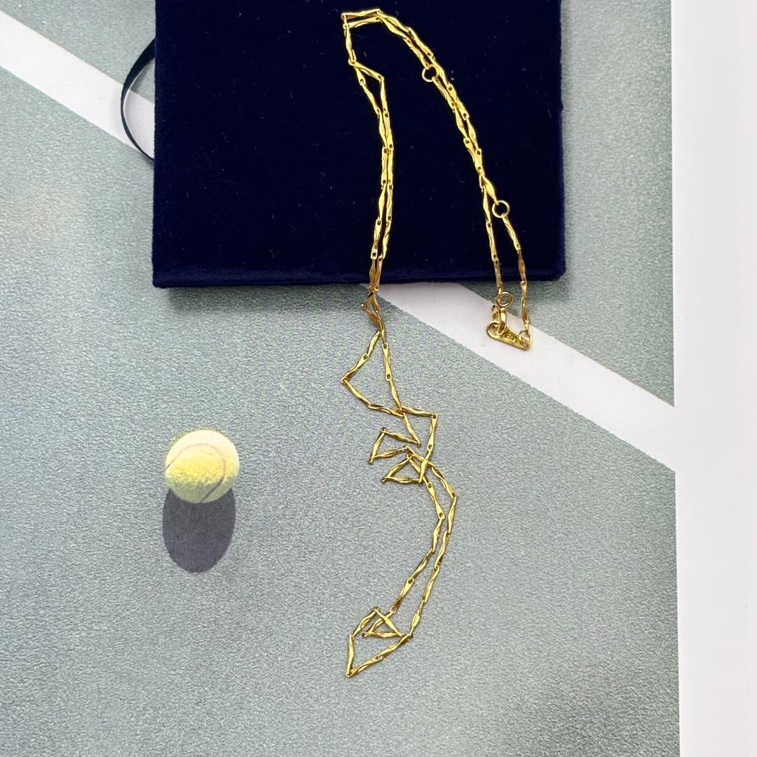 美品 ✨K18金ゴールド スネークチェーンネックレス 2.0G