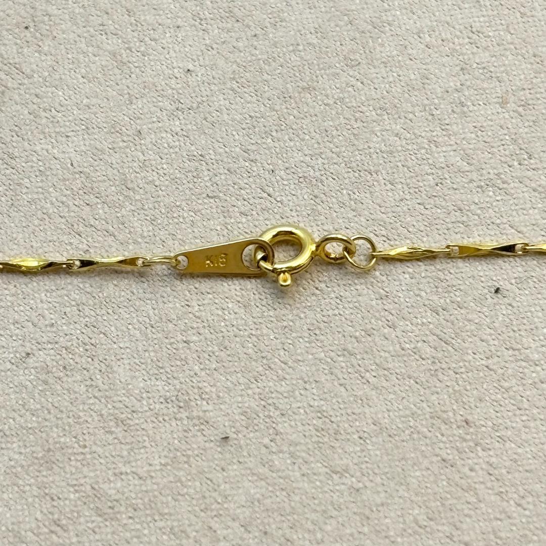 美品 ✨K18金ゴールド スネークチェーンネックレス 2.0G