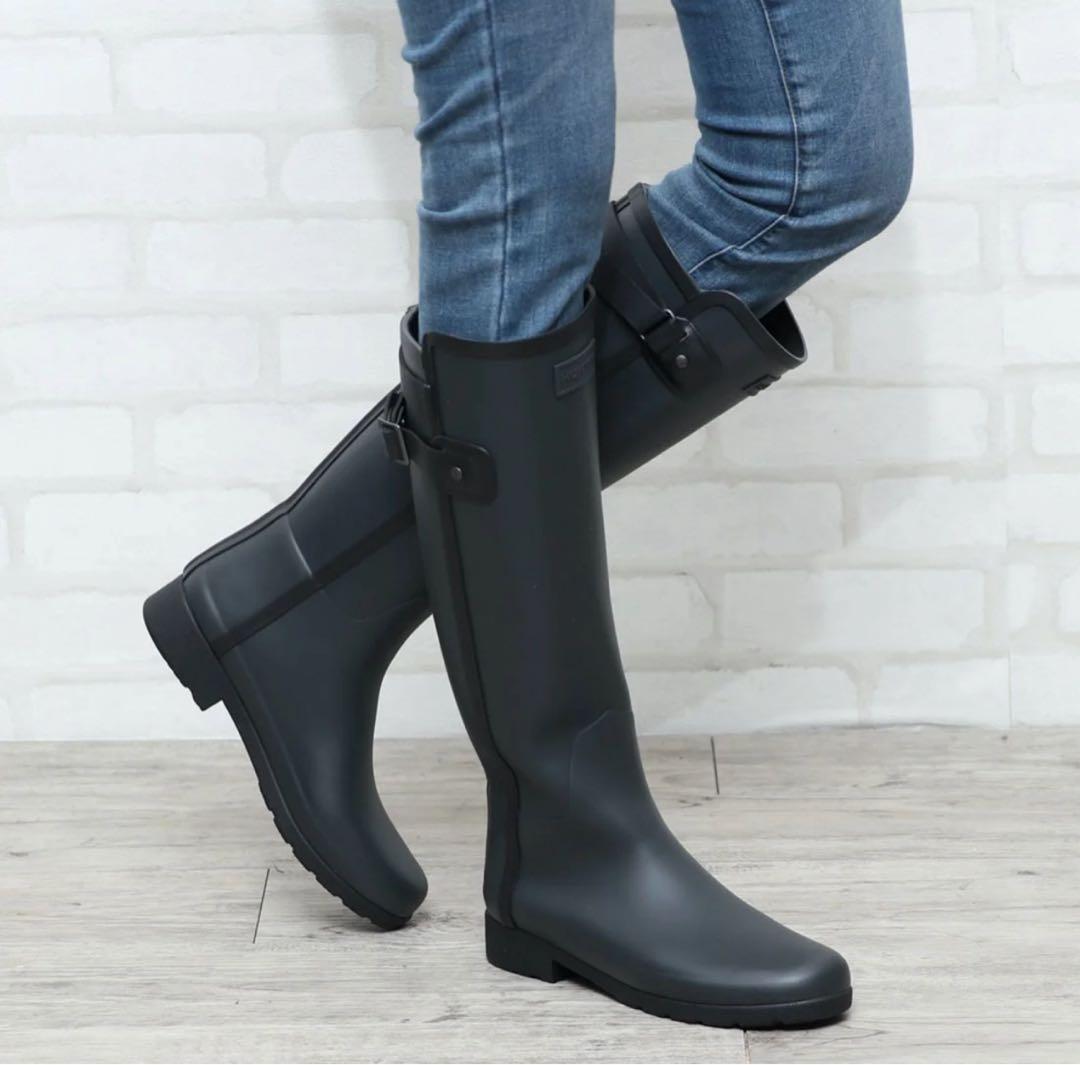 ハンター　リファインドスリムフィット コントラストトールブーツ （SLK）