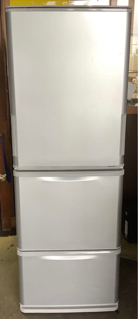 シャープ 3ドア冷蔵庫 SJ-W351E-S 350L 2019年製