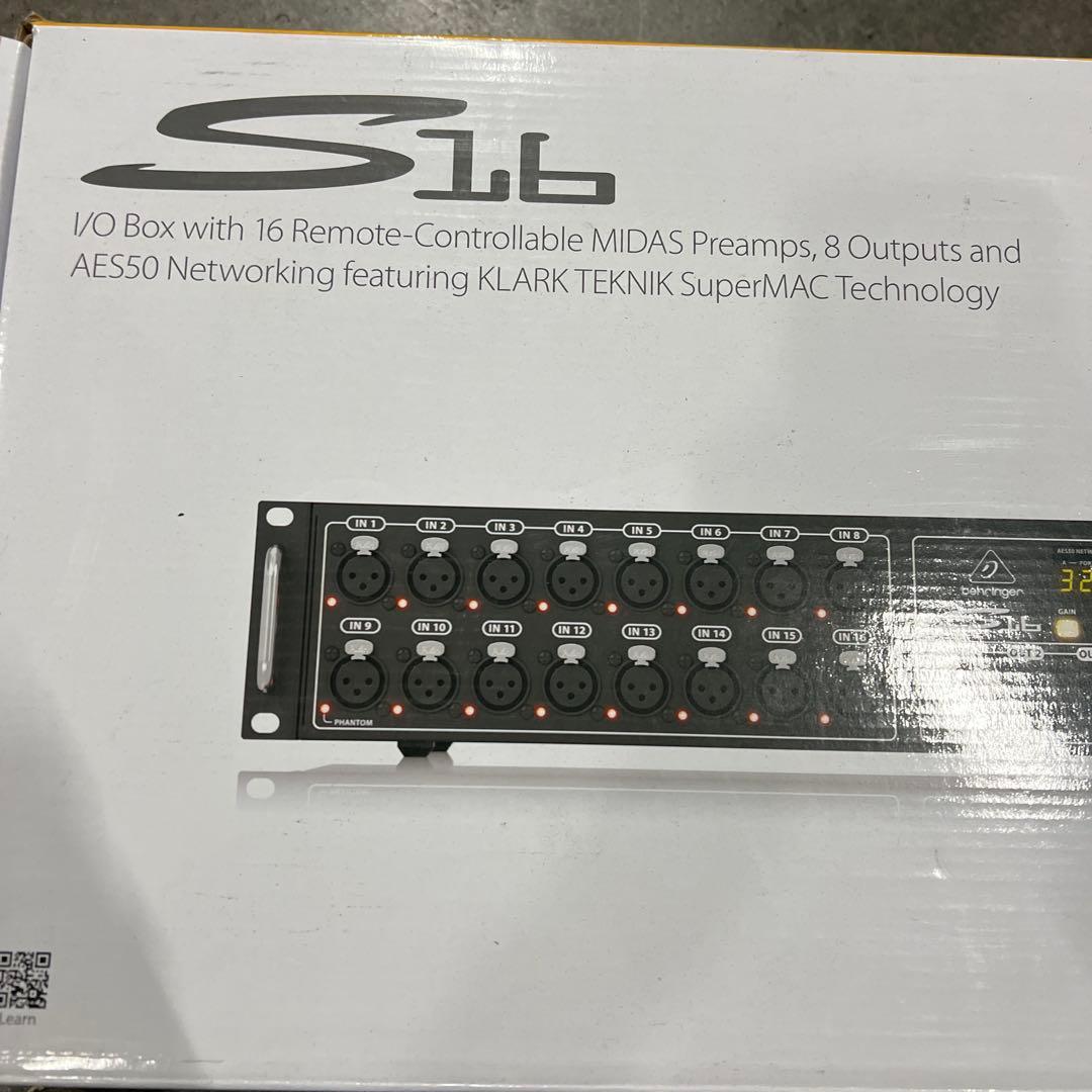 配信機器・PA機器・レコーディング機器 Behringer s16