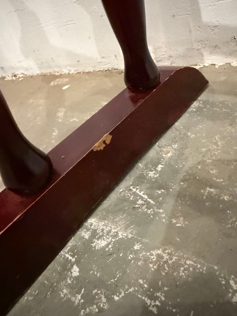 年末年始saleビンテージ　ペイント　木製タオルハンガー　アンティーク