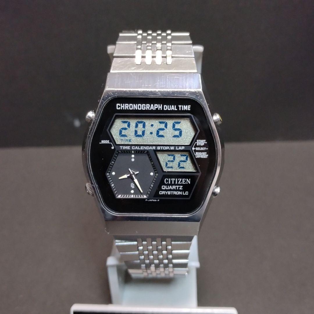 【良品！70's VTG】シチズン クォーツ デジアナ 1st model
