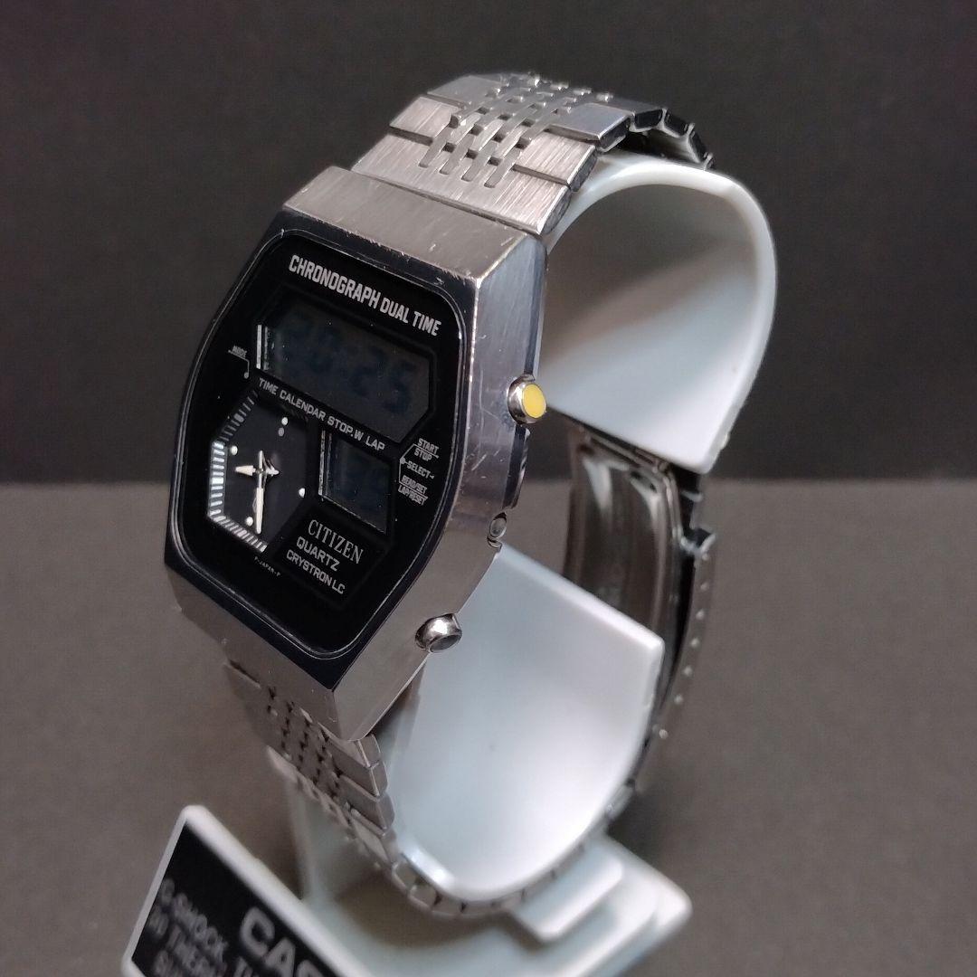 【良品！70's VTG】シチズン クォーツ デジアナ 1st model