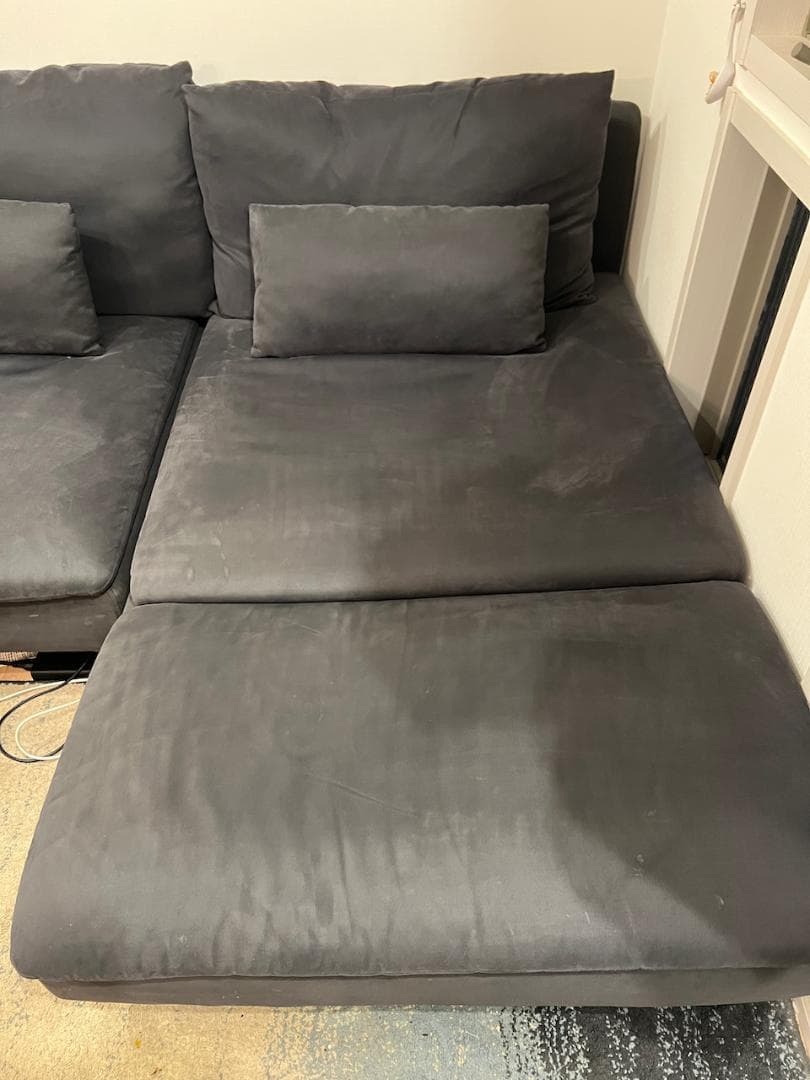 【送料/設置料込み】SÖDERHAMNソーデルハムン 2人掛けソファ 寝椅子付き