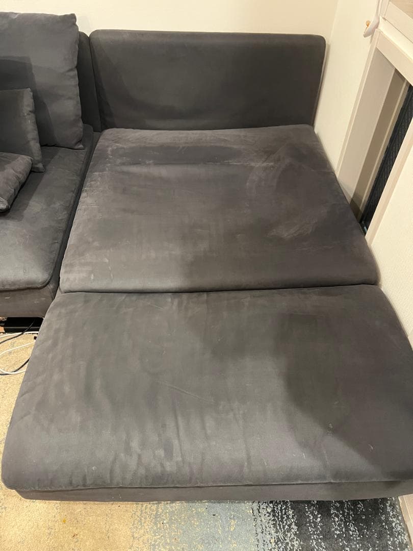 【送料/設置料込み】SÖDERHAMNソーデルハムン 2人掛けソファ 寝椅子付き