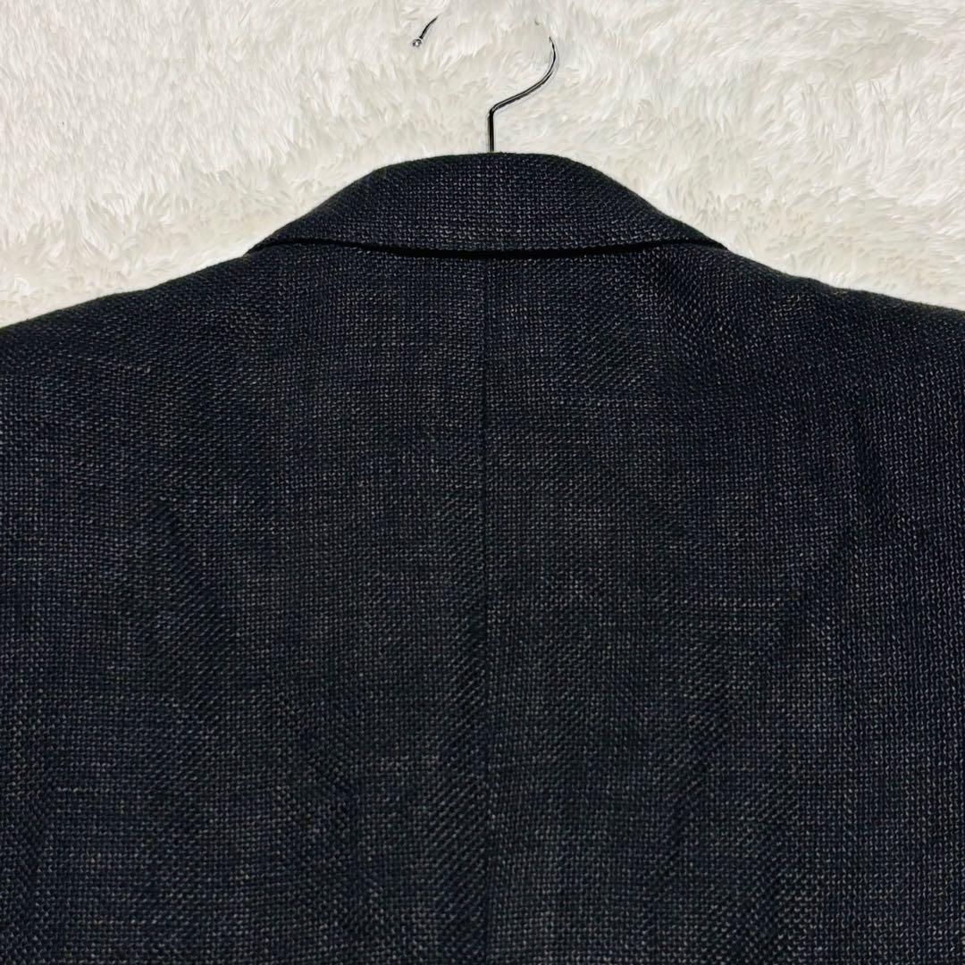 希少 90's ディオール テーラードジャケット ダブル リネン メタルボタン